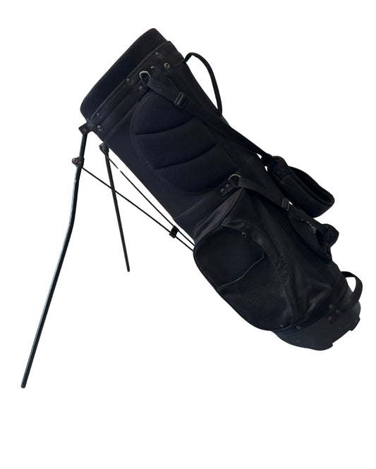 Proline Golf Standbag Schwarz / 5 Fächer / Regenhaube