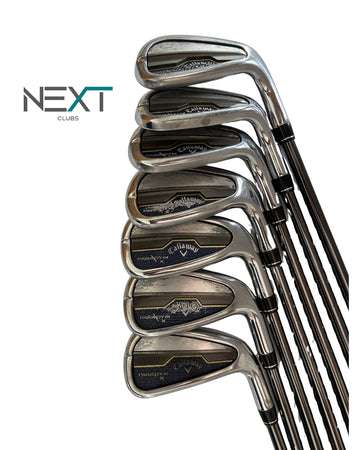 Callaway Paradym X Eisensatz 7-PW+51°+56°+AW / UST Mamiya Helium Graphitschaft / Senior Flex