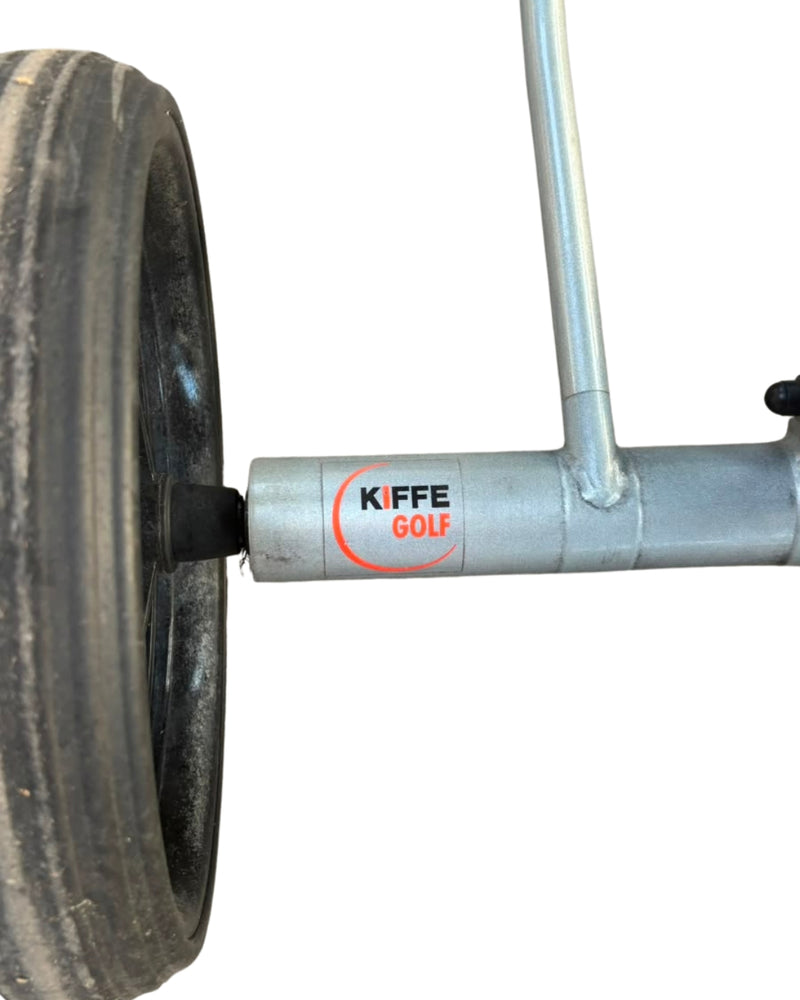 KIFFE Royal CSE E-Trolley Silber mit Scorekarten- & Schirmhalterung