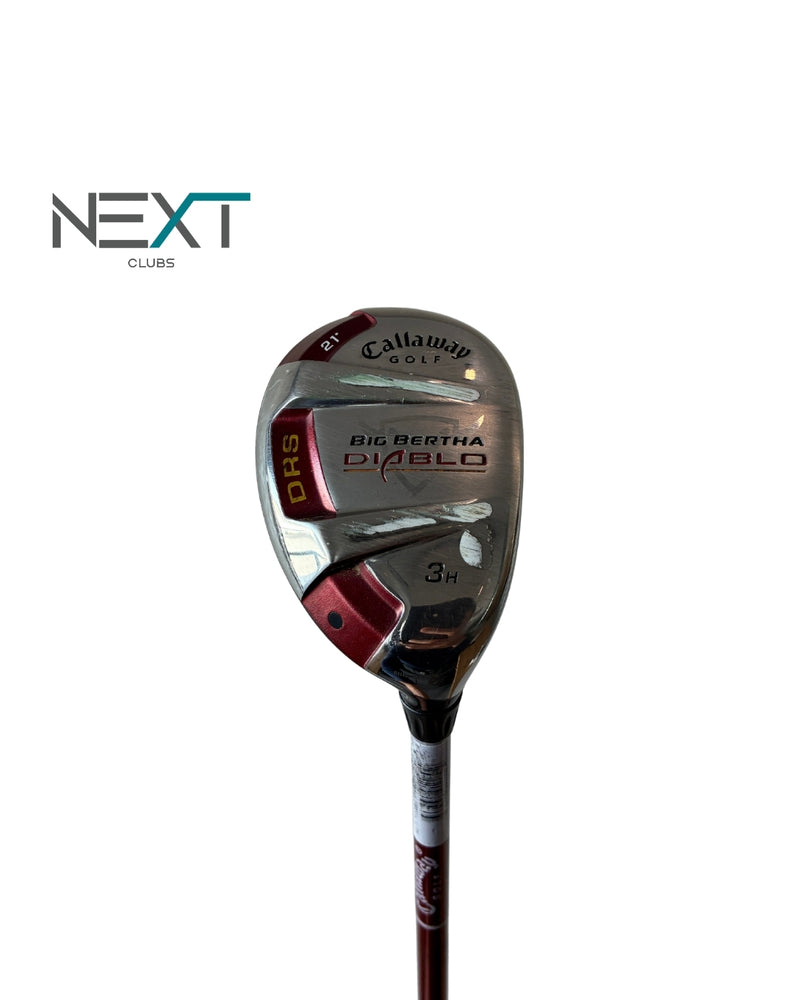 Callaway Big Bertha Diablo Hybrid 3 21° / Callaway Mid Torque UE 55g / Senior Flex