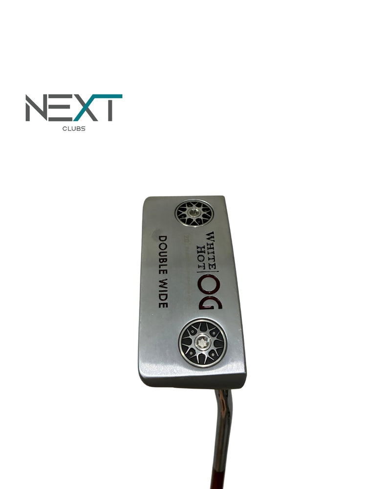 Odyssey White Hot OG Double Wide Putter / Odyssey Stroke Lab Stahlschaft
