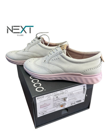 Ecco S-Classic Damen Golfschuh Größe 36 Weiß/Rosa
