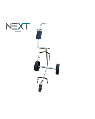 JuStar Carbon E-Trolley silber mit Scorekartenhalterung & schwarze Reifen