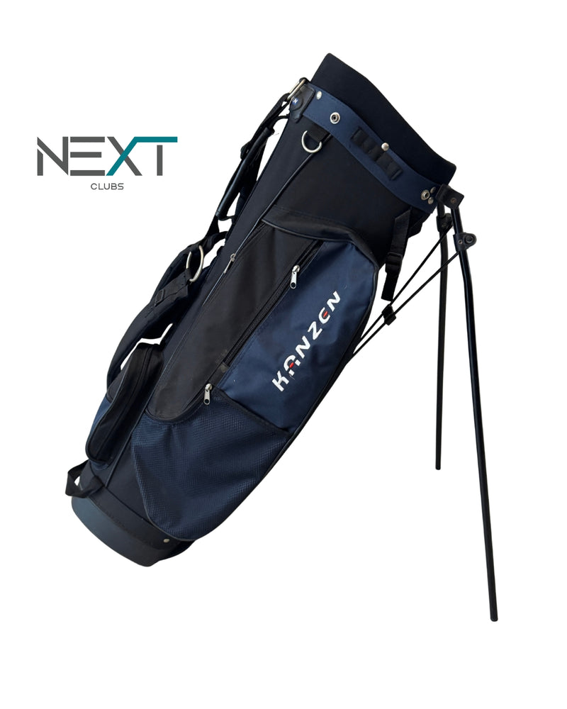 Kanzen Standbag Schwarz/Dunkelblau / 4er Divider / 8 Taschen