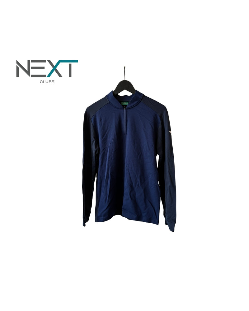 Neu Chervo Tobacco Thermo Unterzieher Halfzip Damen Dunkelblau Größe 48