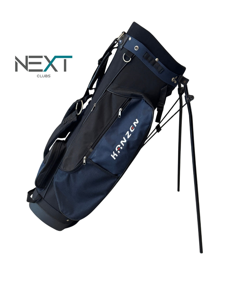 Kanzen Standbag Schwarz/Dunkelblau / 4er Divider / 8 Taschen