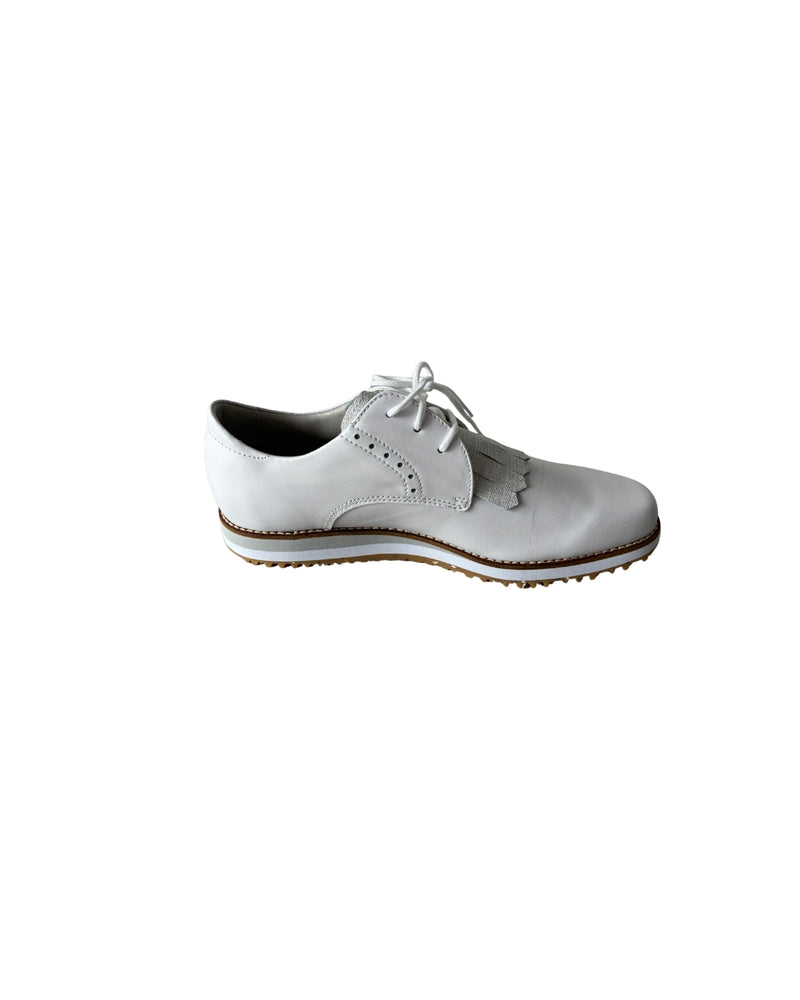 Neu FootJoy Sport Retro Schuh Golfschuh Damen Weiß Größe 40 EU / 6,5 UK / 8,5 US