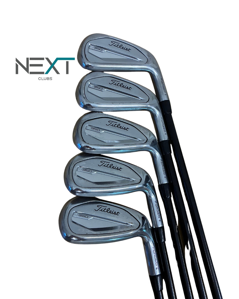 Titleist T350 Eisensatz 6-PW / Mitsubishi Tensei / Senior Flex