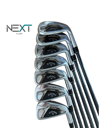 Callaway APEX DCB Eisensatz 5-9+PW+AW / ust mamiya recoil DART 65g / Senior Flex
