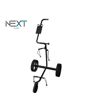 JuCad Carbon E-Trolley Schwarz mit Scorekartenhalter