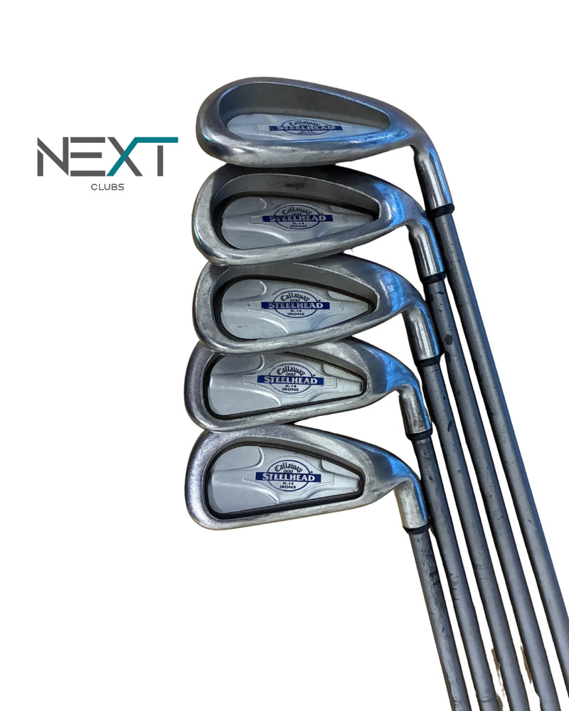 Callaway Steelhead X-14 Eisensatz 5-6+8-9+SW / Callaway Big Bertha Stealhead X-14 / Regular Flex