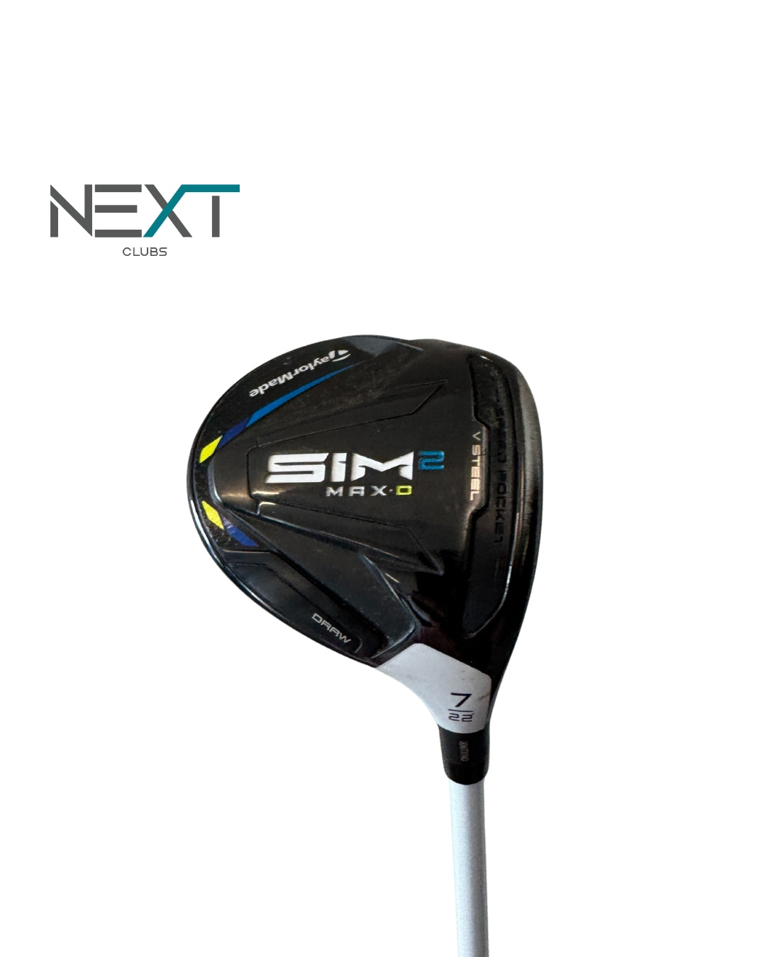 TaylorMade SIM2 Max-D Fairwayholz 7 22° / Fujikura Air Speeder 45 g / Flex A