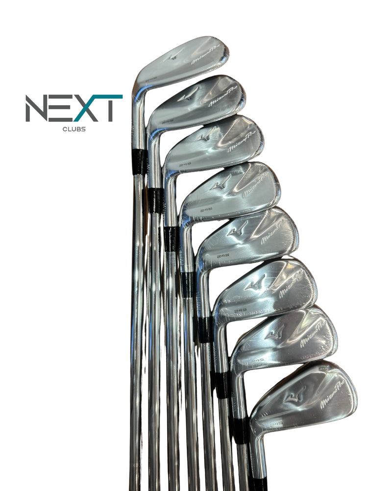 Neu Mizuno Pro 245 Eisensatz 4-PW+GW Linkshand / Dynamic Gold 105 / Regular Flex