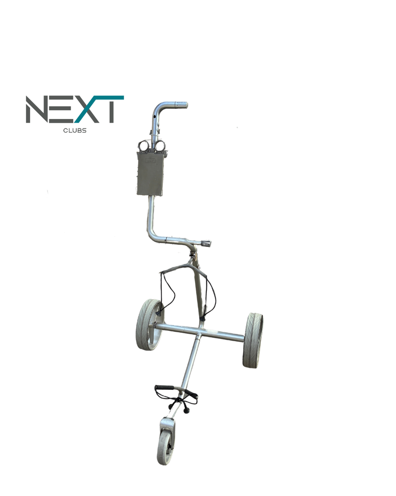 JuStar Carbon E-Trolley silber mit Scorekartenhalterung