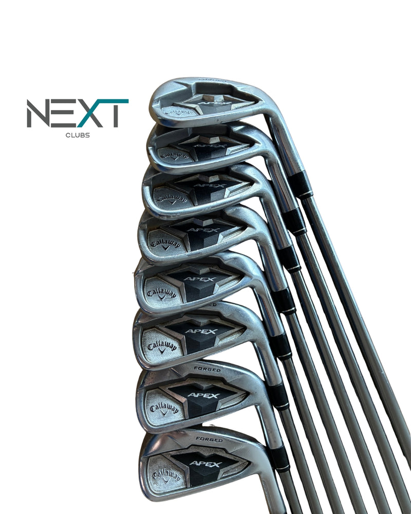 Callaway Apex CF19 Eisensatz 5-9+PW+AW+SW / Project X Catalyst 60g / Regular Flex