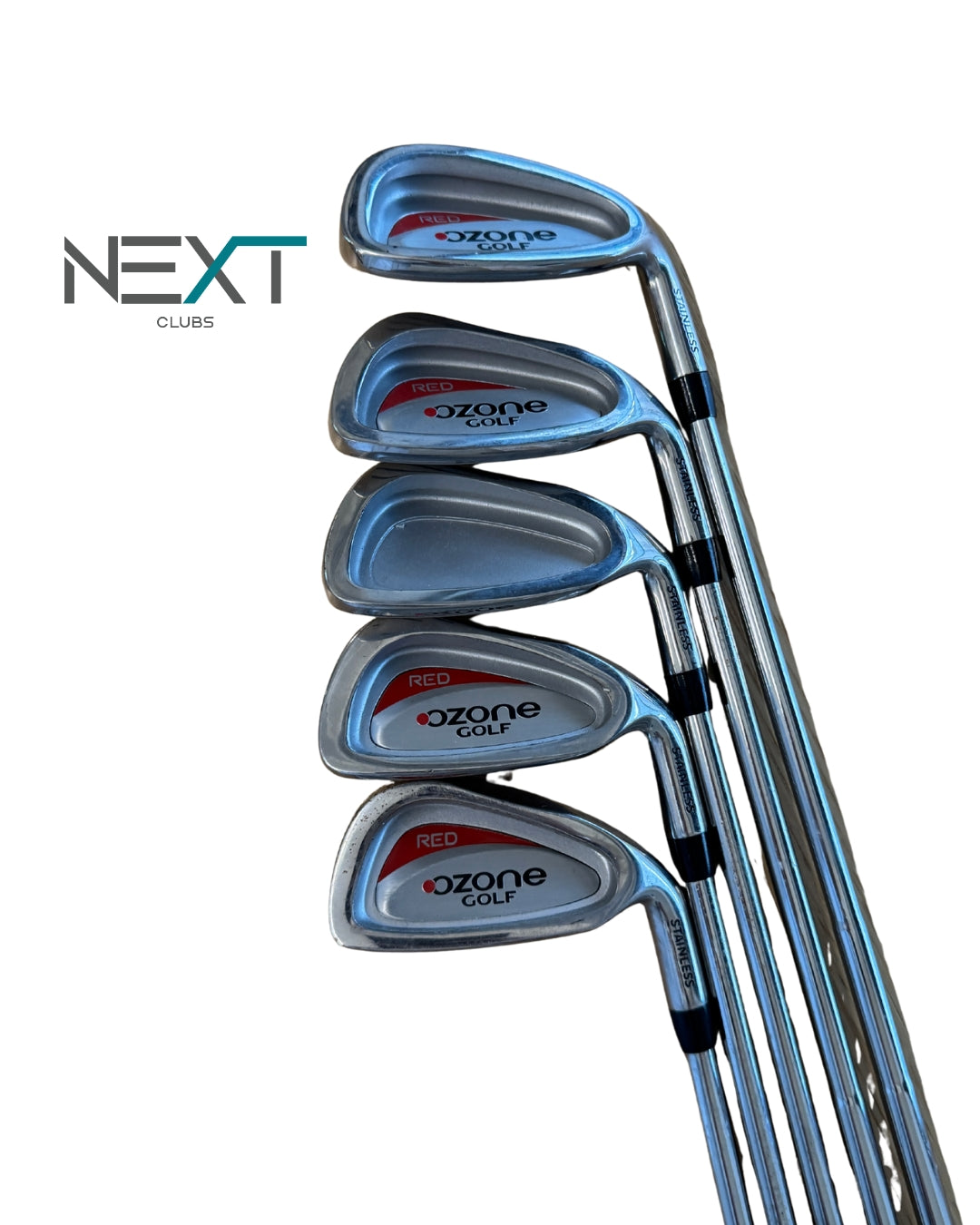 Ozon Golf Red Eisensatz 4 + 7-PW / Precision Stahlschaft / Flex R