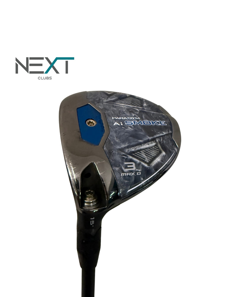 Callaway Paradym Ai Smoke Max D Fairwayholz 3 15° Linkshand / Project X Cypher / Flex R