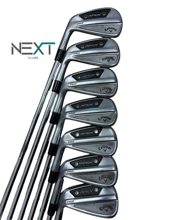 Callaway Apex Pro 24 Eisensatz Linkshand 4–PW / True Temper Dynamic Gold S300 Mid / Stiff Flex