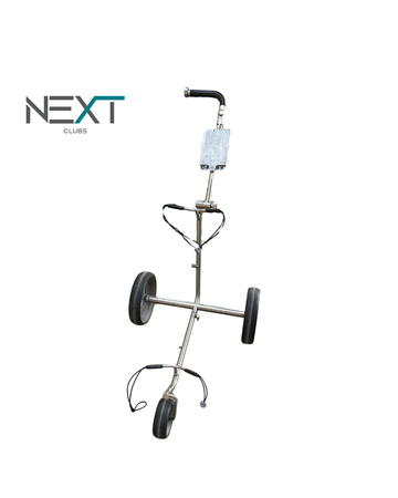 TitanCad E-Trolley silber mit Scorekartenhalterung