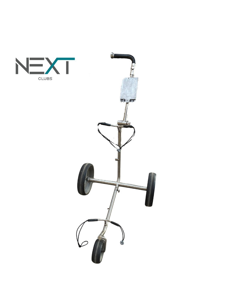 TitanCad E-Trolley silber mit Scorekartenhalterung