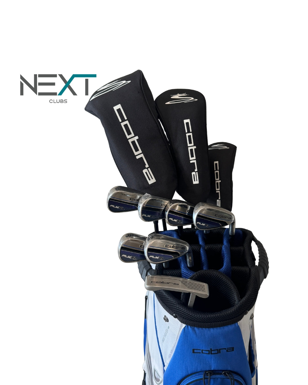 Cobra FlyXL Komplettset 6-SW, Driver, Fairway Holz, Hybrid, Putter, Golfbag / Flex R