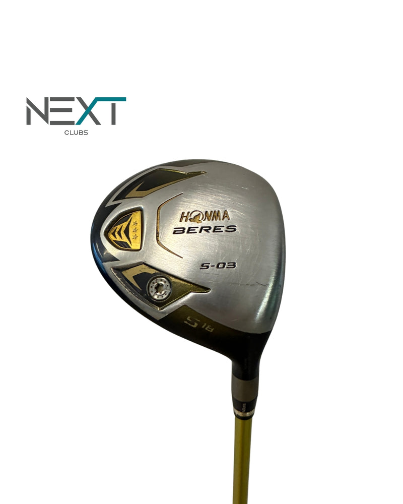 Honma Beres S-03 Fairwayholz 5 18° / Honma ARMRQ 8 54 / Regular Flex