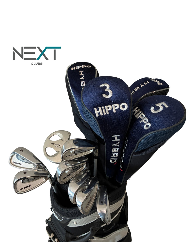 Hippo Komplettset FH 3 & FH5 , H3 & H4, 5 bis PW + SW, Putter / Hippo Graphite / Regular Flex