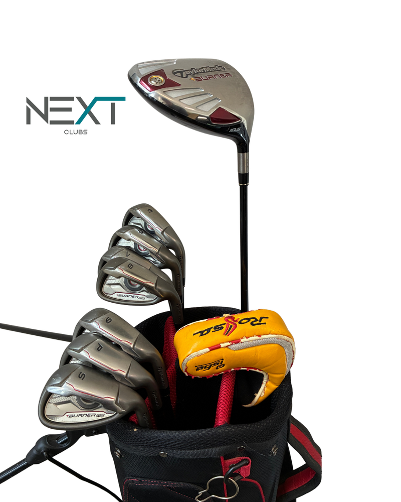 TaylorMade Burner Komplettset Driver, Eisen 5-S, Putter / TaylorMade Burner / Senior Flex