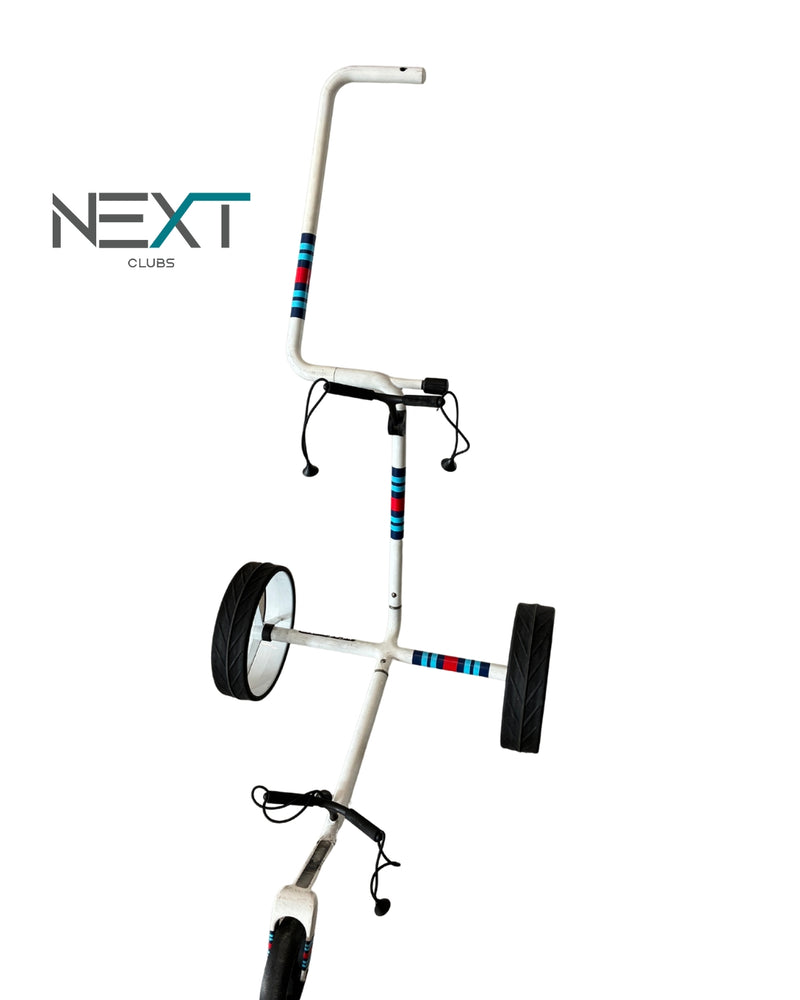 JuCad Racing Manueller Golf Trolley Weiß
