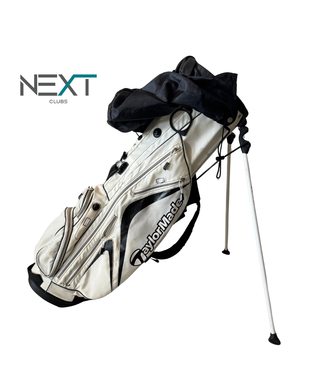 TaylorMade Standbag Weiß / 7 Taschen / 4-fach Divider