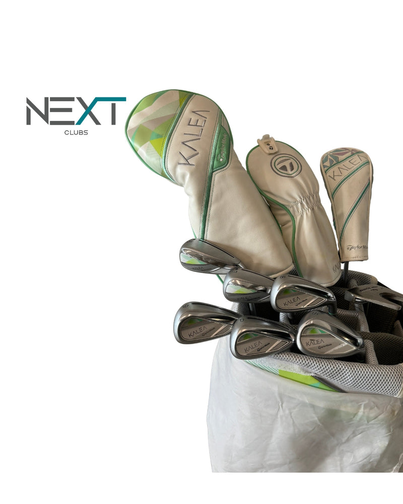 TaylorMade Kalea Complete Set: Irons, Driver, Fairway Woods, Hybrid, Putter, Golf Bag / TaylorMade Kalea &amp; True Temper / Flex L