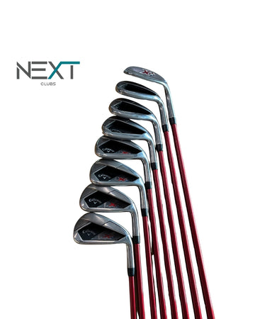 Callaway XR Schlägerset (Fairwayholz 3, Hybrid 4, Eisensatz 5-9+PW+AW+SW) / Callaway XR Graphitschaft 70; 60g / Regular Flex