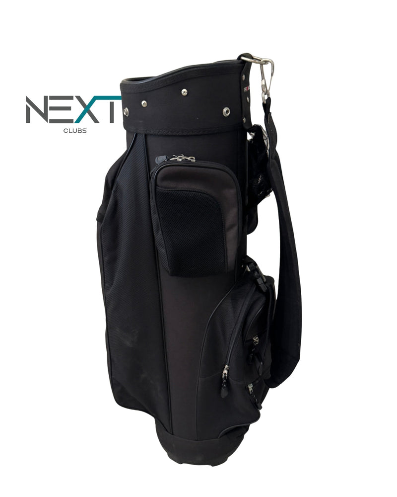 Pro Ace Cartbag / 6-Fach Schlägereinteilung / 9 Taschen / Schwarz