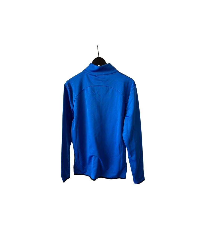 Neu Calvin Klein Golf Force 2 Mid Layer Trainingstop Halfzip Herren Blau/Schwarz/Weiß Größe S