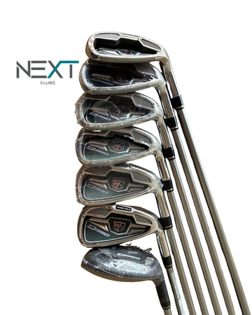 Wilson D350 Eisensatz + Hybrid / UST Mamiya Elements Chrome 59g / Regular Flex