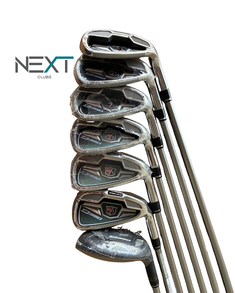 Wilson D350 Eisensatz + Hybrid / UST Mamiya Elements Chrome 59g / Regular Flex