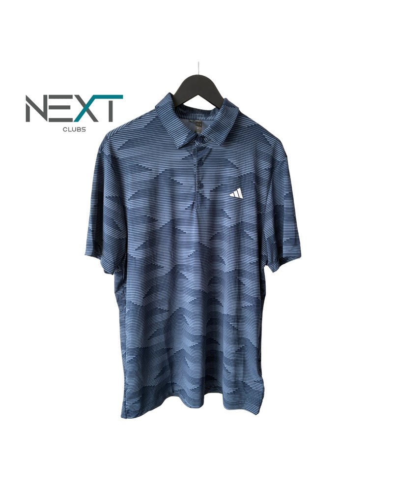 Neu adidas Ultimate365 Speed Stripe Poloshirt Herren Navy Größe M