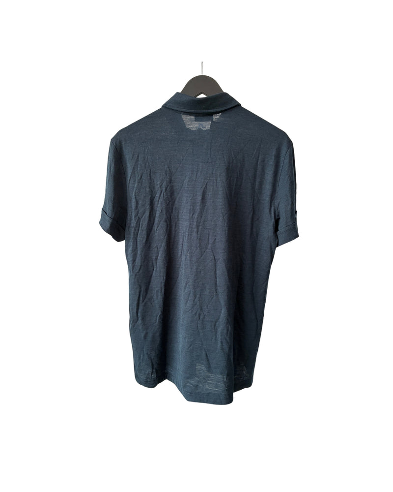 Neu J.Lindeberg Paz Regular Fit Polo Poloshirt Herren Navy Größe S