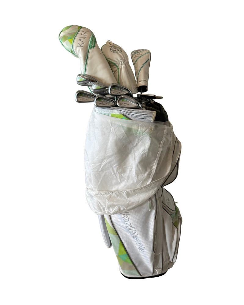 TaylorMade Kalea Complete Set: Irons, Driver, Fairway Woods, Hybrid, Putter, Golf Bag / TaylorMade Kalea &amp; True Temper / Flex L