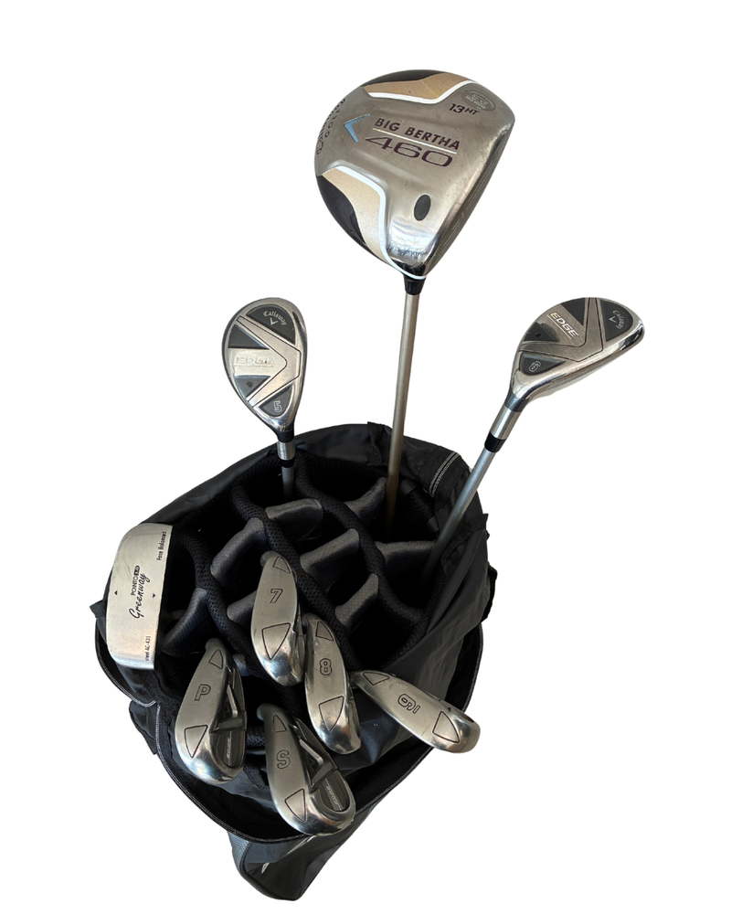 Callaway EDGE Komplettset Driver, Hybrid 5-6, Eisen 7-S, Putter / Callaway EDGE / Ladies Flex