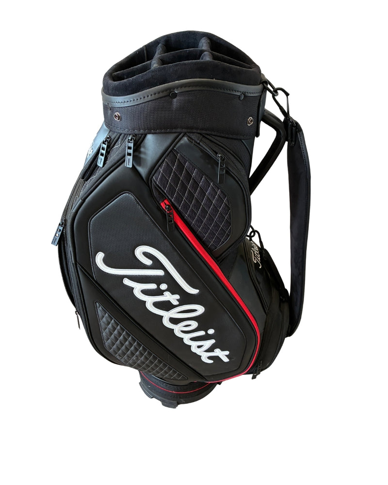 Neu Titleist Vokey Staffbag 6-fach Schlägerunterteilung schwarz/rot/weiß