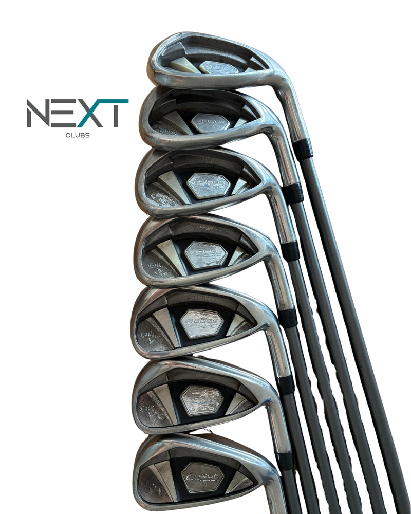 Callaway Rogue X Eisensatz 5-9+PW+GW / Aldila Synergy 50g / Regular Flex