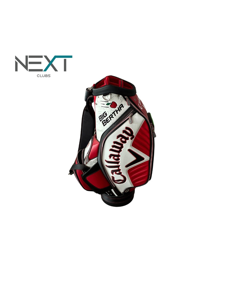 Callaway Big Bertha Alpha Staffbag 6-fach Schlägerunterteilung Rot/Weiß/Schwarz