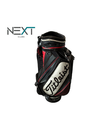 Titleist Staffbag 3-fach Schlägerunterteilung Schwarz/Weiß/Rot