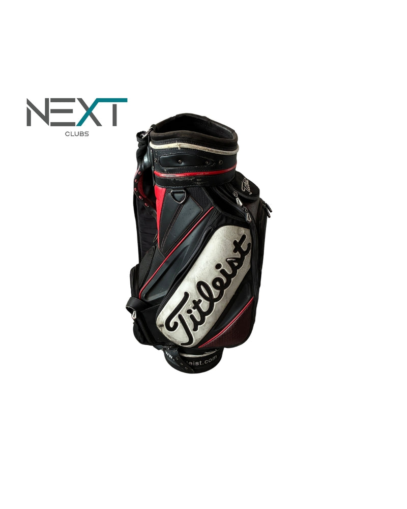 Titleist Staffbag 3-fach Schlägerunterteilung Schwarz/Weiß/Rot
