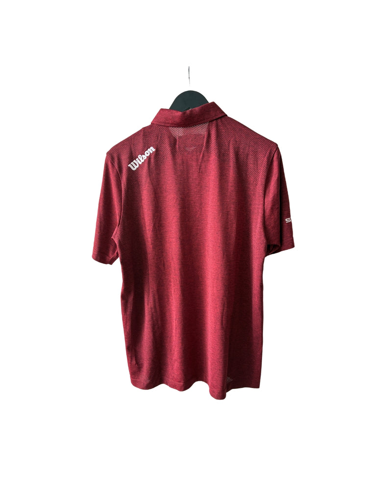 Neu Wilson Staff Model Polo Poloshirt Herren Rot Größe M