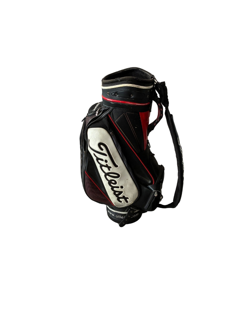 Titleist Staffbag 3-fach Schlägerunterteilung Schwarz/Weiß/Rot