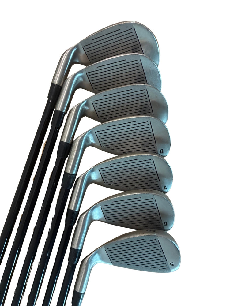 T Challenger VFS Komplettset (Driver 10°, Holz 3 15°, Holz 5 18°, Eisensatz 5-9+PW+SW, PowerBilt Putter, T Challenger Bag) / T Challenger VFS Mid Flight / Regular Flex