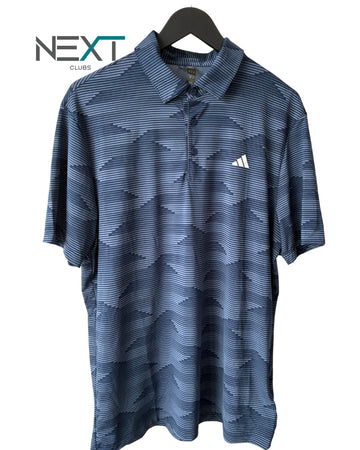 Neu adidas Ultimate365 Speed Stripe Poloshirt Herren Navy Größe M
