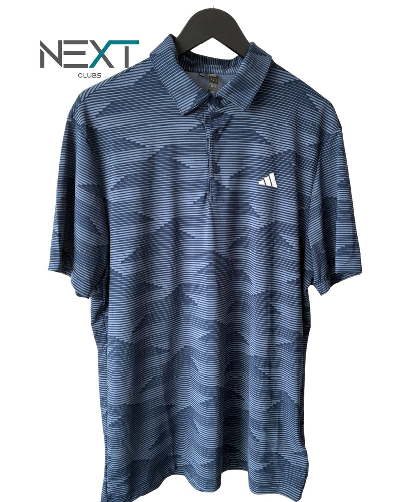 Neu adidas Ultimate365 Speed Stripe Poloshirt Herren Navy Größe M